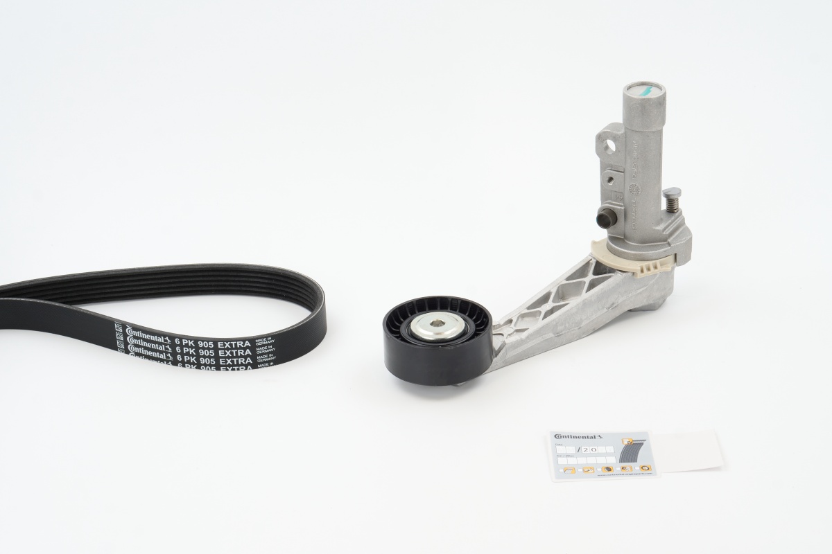 Kit cinghie poly-v CONTITECH 6PK905EXTRAK1